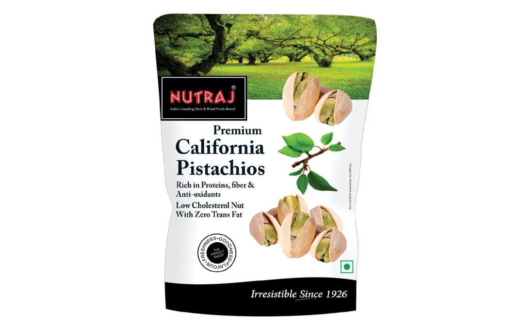 Nutraj Premium California Pistachios    Pack  250 grams